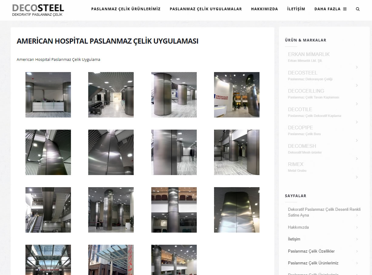 Decosteel ekran görüntüsü